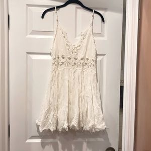 Free people white boho sundress